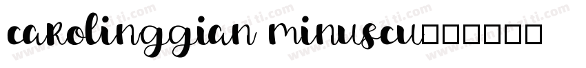 carolinggian minuscu字体转换